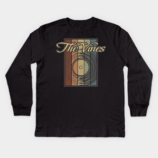 The Vines Vynil Silhouette Kids Long Sleeve T-Shirt